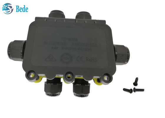 Canal à prova de intempéries impermeável 450V da caixa 6 da fiação do cabo exterior de caixa de junção IP68
