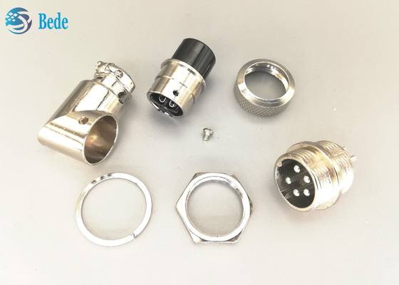 Aviação Gx16 5 Pin Right Angle Connector Male e grupos fêmeas com todos os acessórios