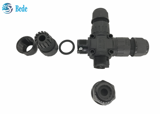 Tipo conector impermeável 3 de X de 4-Channel Ip68 - ideal de Polos para 3 Pin Wires