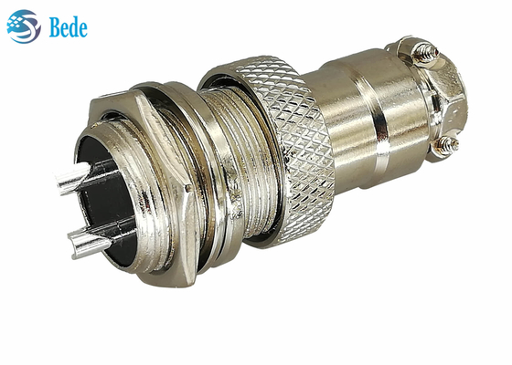 2 homem do conector da montagem do painel de conector da aviação da circular Gx16 do Pin 16MM e grupos fêmeas