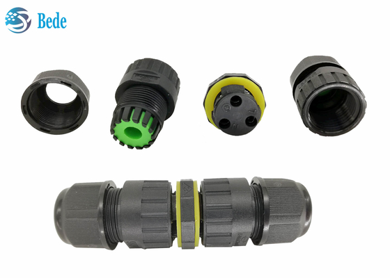 Conectores de cabo IP68 impermeáveis elétricos subterrâneos 2 pinos M16 do canal 2~3 exteriores