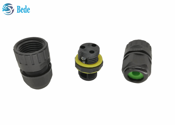 Ip68 M20 2 Pin Waterproof Wire Connectors 3 4 5 6 pinos 2 Polos para o uso exterior e subaquático