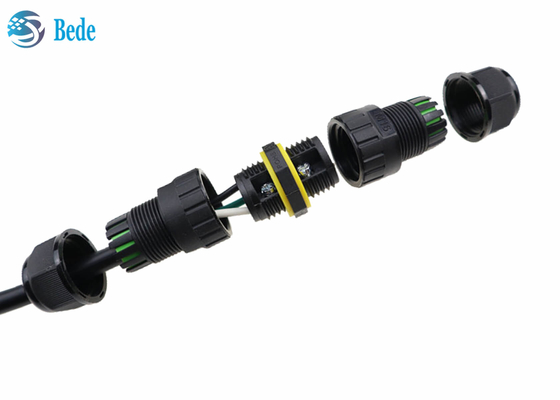 Ip68 M20 2 Pin Waterproof Wire Connectors 3 4 5 6 pinos 2 Polos para o uso exterior e subaquático