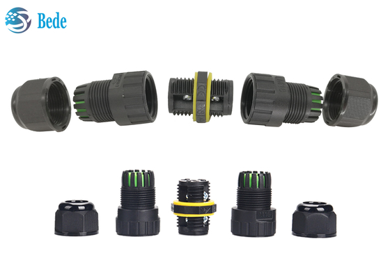 Ip68 M20 2 Pin Waterproof Wire Connectors 3 4 5 6 pinos 2 Polos para o uso exterior e subaquático