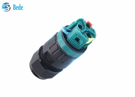 Conectores de cabo impermeáveis prendendo rápidos 2 de M25 Screwless 3 4 5 canal 450V 40A dos pinos 2