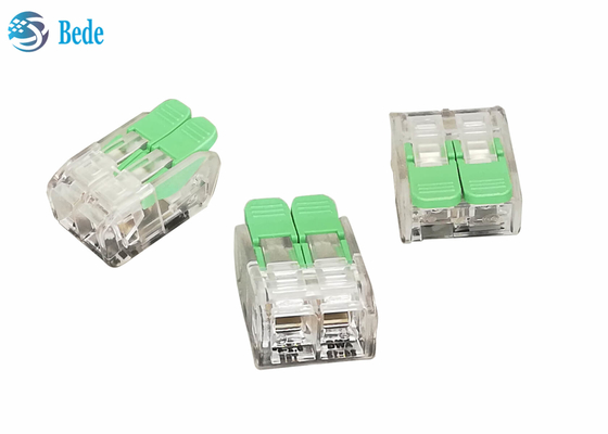 empurrar 32A PC/PA66 as maneiras de emenda OJ262 do conector 2 do fio da porca da alavanca do conector do fio