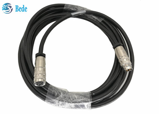 O medidor 6 do conjunto de cabos 10 do RET fixa o homem de AISG à fêmea para estações base da antena