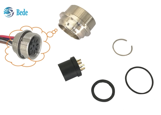 C485 a extremidade fêmea 8 do conjunto do conector do estilo A3 AISG fixa o conector 5 chapeado ouro
