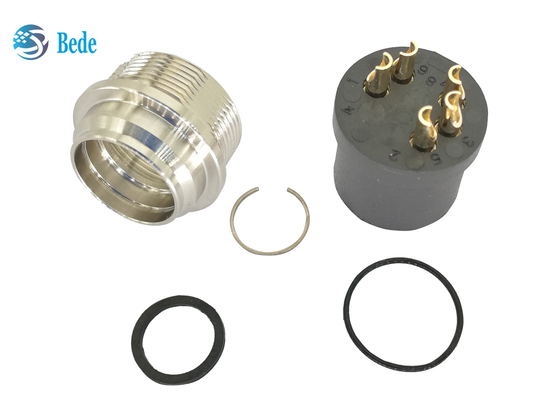 C485 a extremidade fêmea 8 do conjunto do conector do estilo A3 AISG fixa o conector 5 chapeado ouro