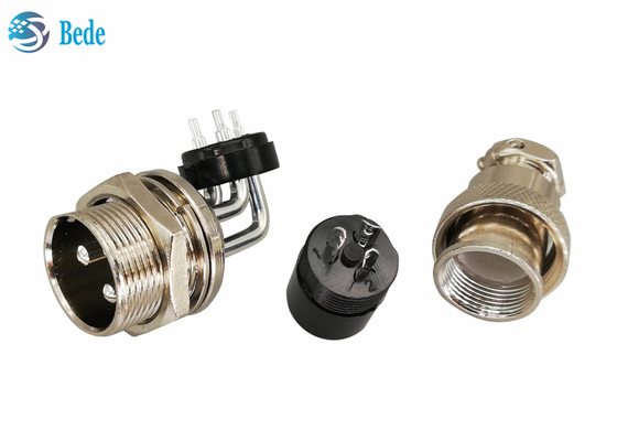 GX 20 2 3 4 Pin Aviation Connector Elbow Male e conector fêmea reto da montagem do painel dos jogos
