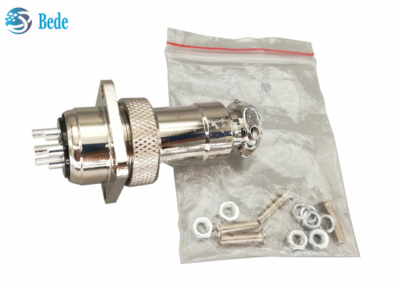 A fêmea masculina quadrada do conector M19 da flange Gx20 ajustou o pino 10 12 14 15