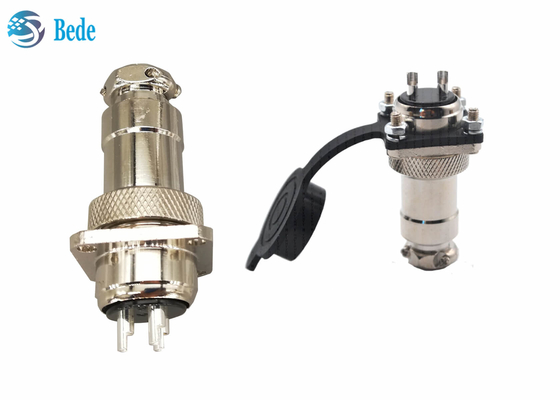A fêmea masculina quadrada do conector M19 da flange Gx20 ajustou o pino 10 12 14 15