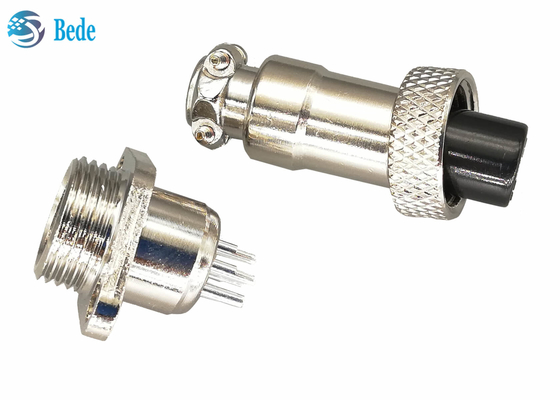 tomada do conector da aviação de 3A 200V GX12 M12 com o homem da flange do rombo e grupos fêmeas