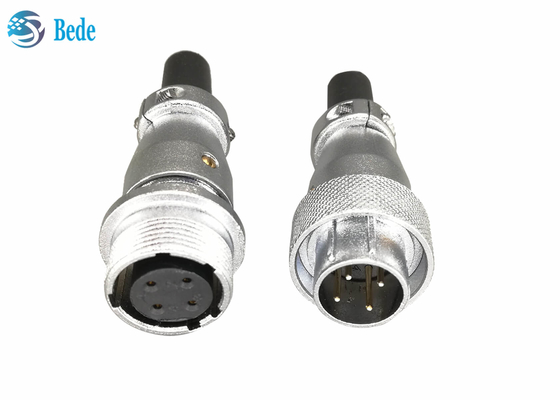 Círculo 4 Pin Circular Connector Female Male que entra conectores 4 5 6 pinos 5A 500V