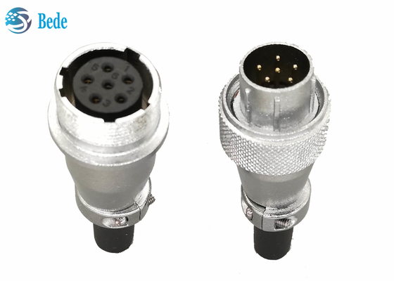 Círculo 4 Pin Circular Connector Female Male que entra conectores 4 5 6 pinos 5A 500V