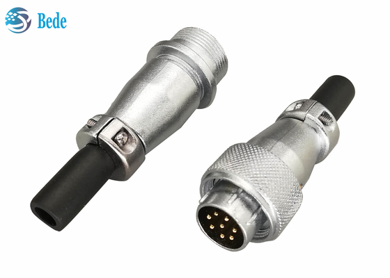 WS16 conectores de Pin Plug And Socket Docking do conector circular 10 7~10 pinos 5A 400V
