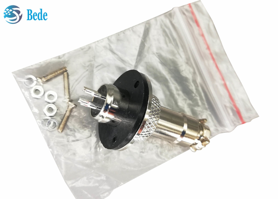 A flange redonda 2~7 fixa o conector 3A 200V da aviação Gx12 para a montagem de painel