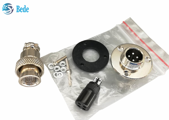 A flange redonda 2~7 fixa o conector 3A 200V da aviação Gx12 para a montagem de painel