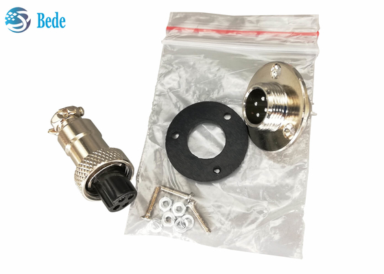 A flange redonda 2~7 fixa o conector 3A 200V da aviação Gx12 para a montagem de painel