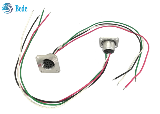 Estilo do conector de cabo AISG do controle de Pin Flange Mounting RET da fêmea 8 C485 A4