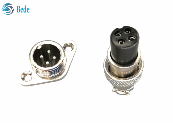 O conector da aviação da montagem de painel GX16 ajusta-se com os pinos da flange 2~10 do rombo