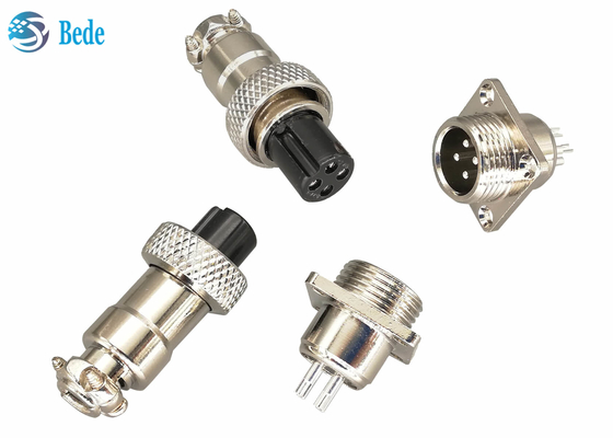 Cabo para almofadar conectores de cabo dos aviões do estilo GX16 com Pin da flange 2~10 do quadrado