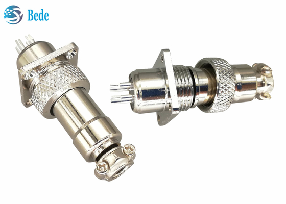 Conectores circulares de 16 milímetros M16 com Pin quadrado 200V da flange 2~10