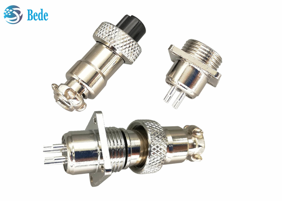 Conectores circulares de 16 milímetros M16 com Pin quadrado 200V da flange 2~10