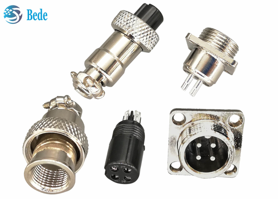 Conectores circulares de 16 milímetros M16 com Pin quadrado 200V da flange 2~10
