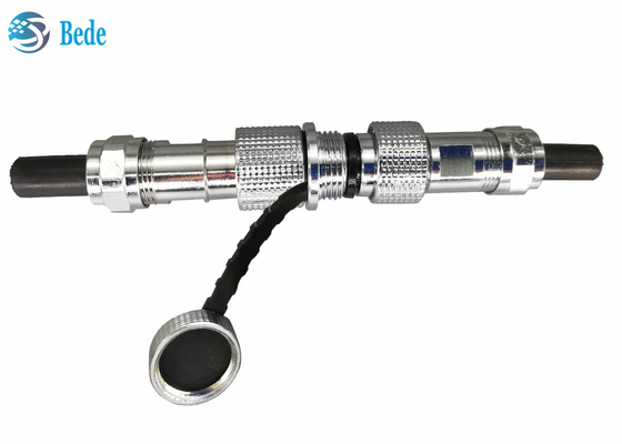 O conector circular de cobre IP68 da aviação Gx12 de Shell M12 cabografa para cabografar o Pin do conector 2~7 do embarcadouro
