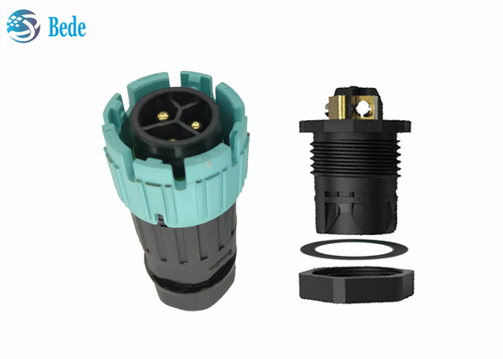 Auto que trava M19 o cabo impermeável do material do conector PA66 para almofadar a montagem traseira