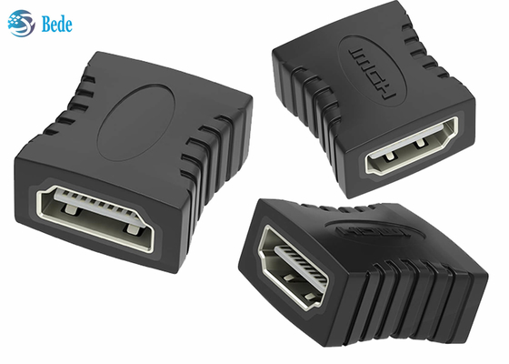 HDMI fêmea ao adaptador fêmea, homem de conexão de dois HDMI A cabografa o conversor de HDMI