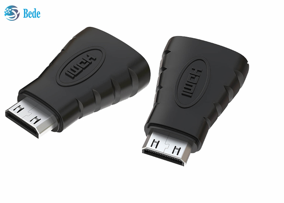 O ouro chapeou HDMI Mini Converter, uma fêmea ao adaptador de Mini Male HDMI