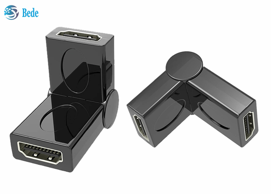 Homem ao acoplador fêmea 90 do giro HDMI 180 270 um ângulo 3D ajustável 4K de 360 graus