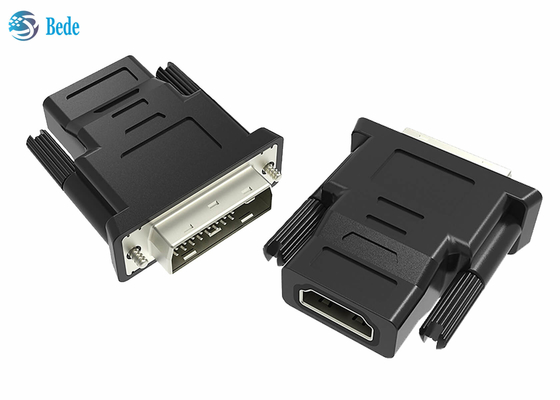 Homem dos adaptadores DVI-D 24+1 de DVI à definição alta fêmea dos conectores 1688MB/s de HDMI