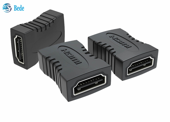 Fêmea do adaptador do acoplador de HDMI ao prolongamento do conector fêmea 3D 4K para o PC do portátil da tevê da HDTV