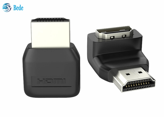 Adaptador do ângulo direito do acoplador de HDMI homem de 90 graus à fêmea para o portátil PS4 PS5 Xbox da HDTV
