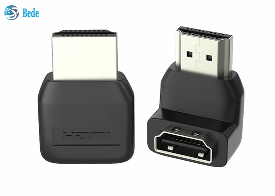 Adaptador do ângulo direito do acoplador de HDMI homem de 90 graus à fêmea para o portátil PS4 PS5 Xbox da HDTV
