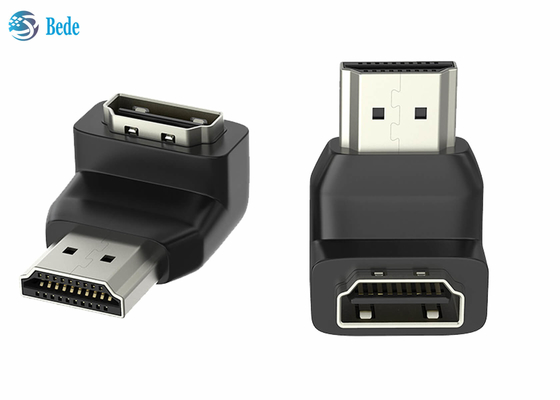 Adaptador do ângulo direito do acoplador de HDMI homem de 90 graus à fêmea para o portátil PS4 PS5 Xbox da HDTV