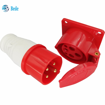 Pinos fêmeas masculinos 3P+N 380-415V 16Amp do soquete 4 de CEE Plugs And Sockets Industrial