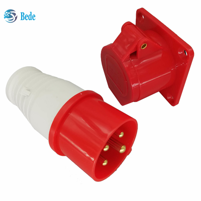 Pinos fêmeas masculinos 3P+N 380-415V 16Amp do soquete 4 de CEE Plugs And Sockets Industrial