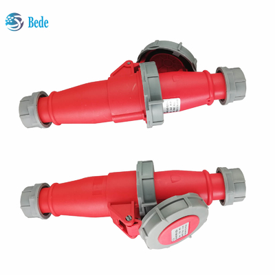 IP67 Soquete de tomada industrial 4 pinos ((3P+E) 16 e 32 Amp Tipo de acoplagem