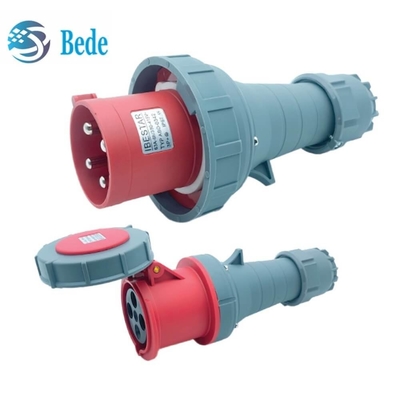 Corrente de alta resistência 63A / 125 Amp Plugs e tomadas industriais 3P + E IP67