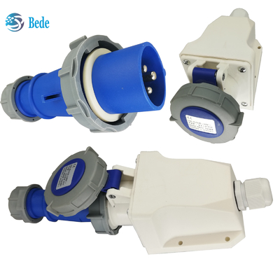 Conexão Industrial 16 Amp 220V-250V 3Pins Tipo de montagem na parede para equipamentos industriais