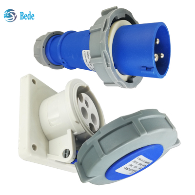 Padrão ICE60309 Conexão Industrial IP67 Classificação 3Pins ((2P+E) 32Amp