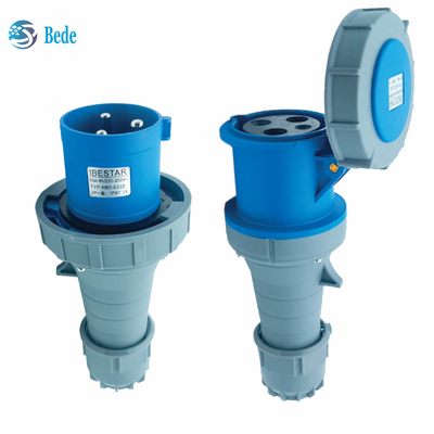OEM / ODM Industrial Plug And Socket Coupler Fiável e Eficiente 63A / 125A 3 pinos