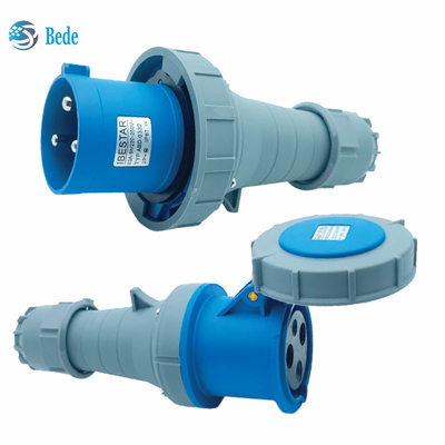 OEM / ODM Industrial Plug And Socket Coupler Fiável e Eficiente 63A / 125A 3 pinos