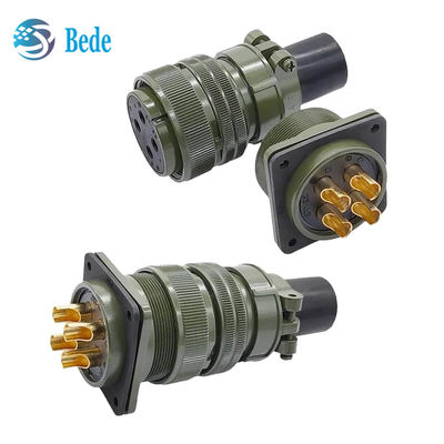 Conectores Circulares de Serviço Pesado, Receptáculo de Montagem em Caixa Padrão MIL-C-5015 MS-3102