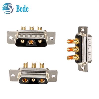 D-Sub 3W3 Conector de energia coaxial Conectores de alta corrente combinados masculino e feminino