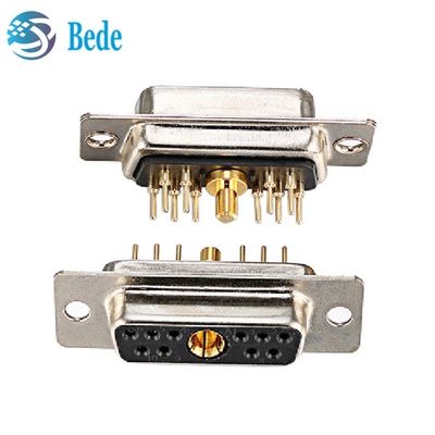 11W1 Combinação D Subconectores masculino / feminino misturado sinal de alta corrente e coaxial